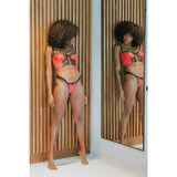 Gaelle - Seductive Bustier Set - Red - Christine le Duc