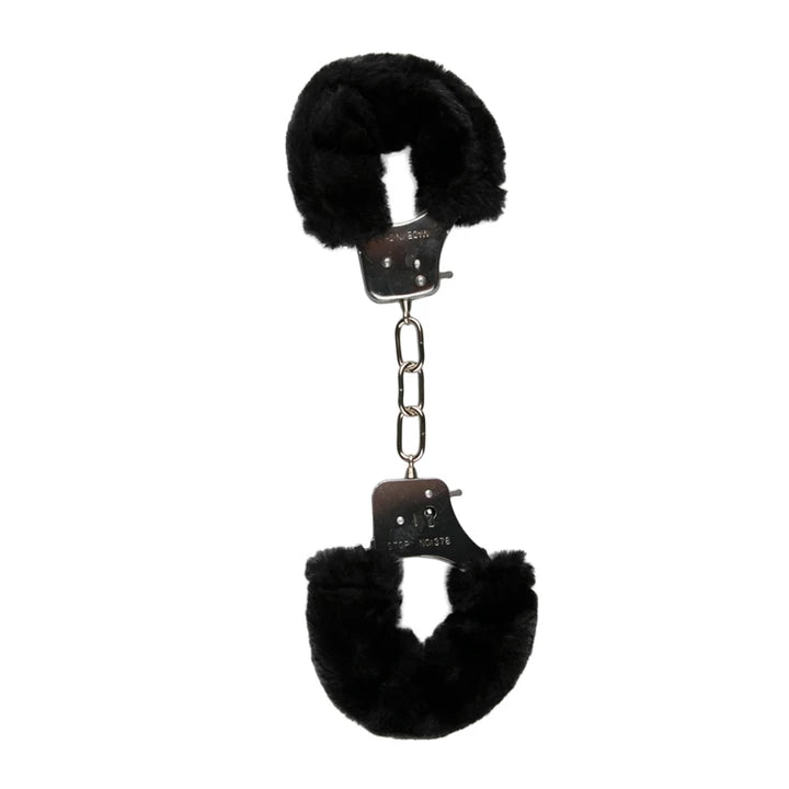 Furry Handcuffs - Black - Your Perfect Moment